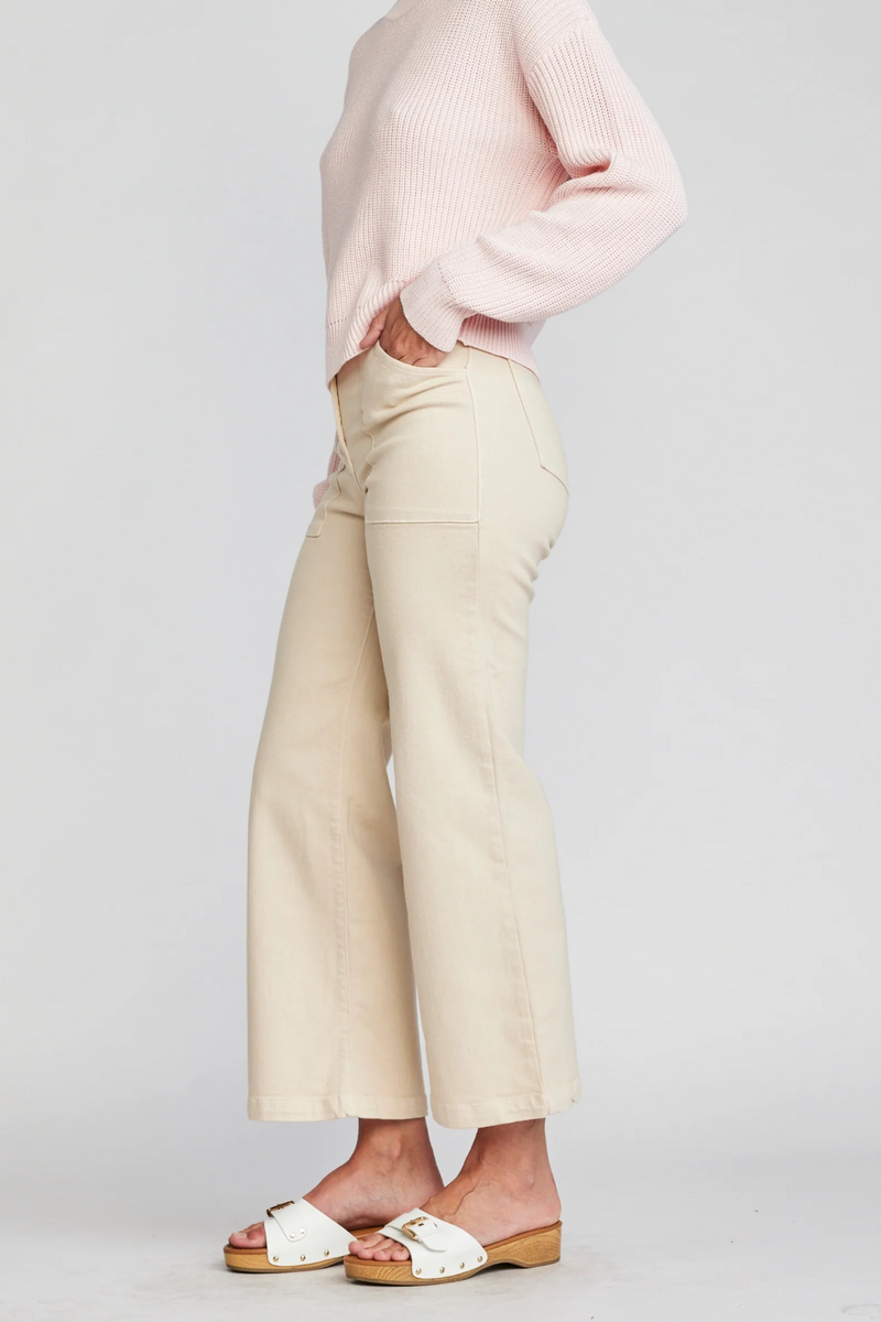 Light Gray Aria Hi-Waist Pants Pant