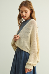 Cozy Muse Cropped Cardigan