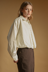 Sienna Downtown Striped Button Down Shirt Top