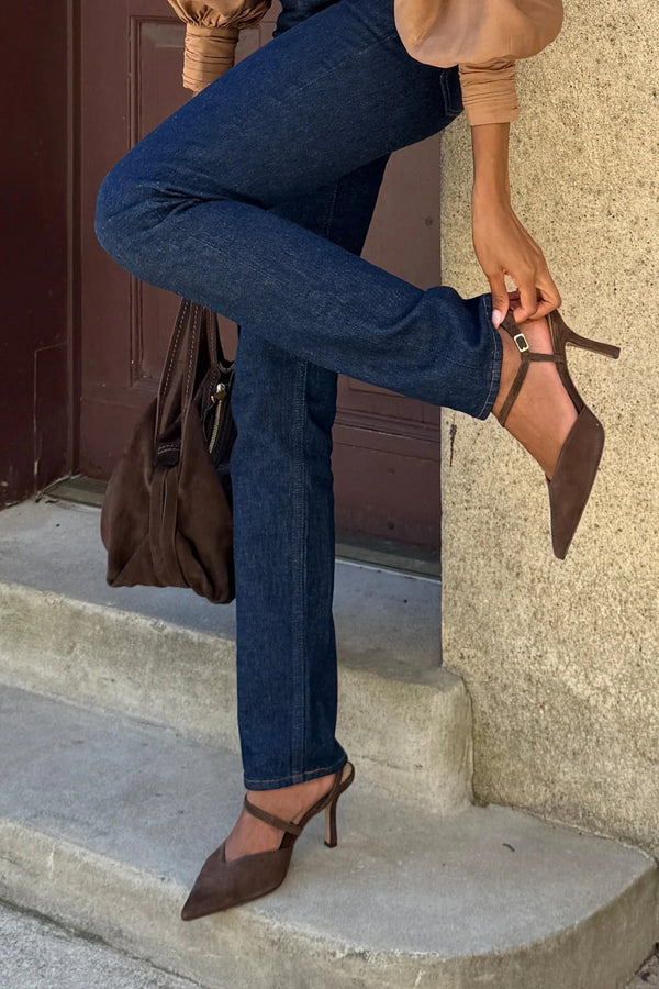 Dark Slate Gray Kamra Heel Heel