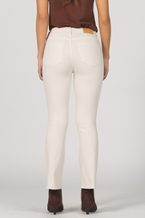 Light Gray Jeanne Mid Rise Raw Hem Jean | Whitecap Gray Jeans