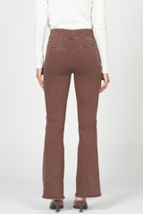 Lavender Mindy High Rise Flare Jean | Cappuccino Jeans