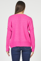 Hot Pink Clarette Sweater Sweater