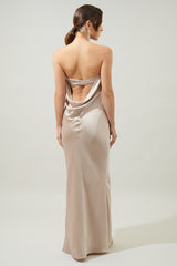 Light Gray Infinite Convertible Maxi Dress Formal Dress