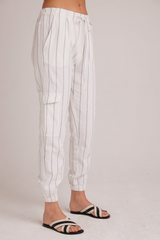 Gray Isla Pleated Jogger jogger