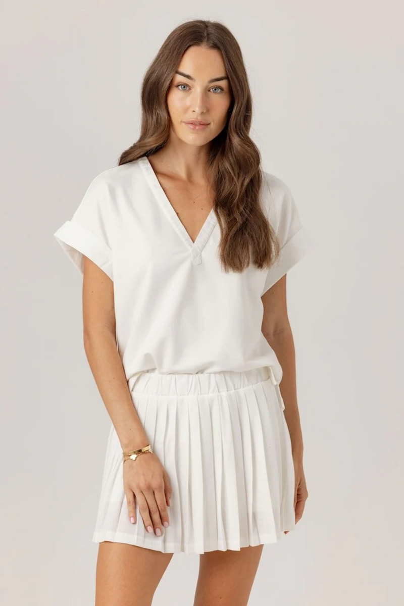 Light Gray Jolie Pullover Top