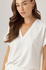 Light Gray Jolie Pullover Top