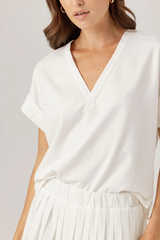 Light Gray Jolie Pullover Top