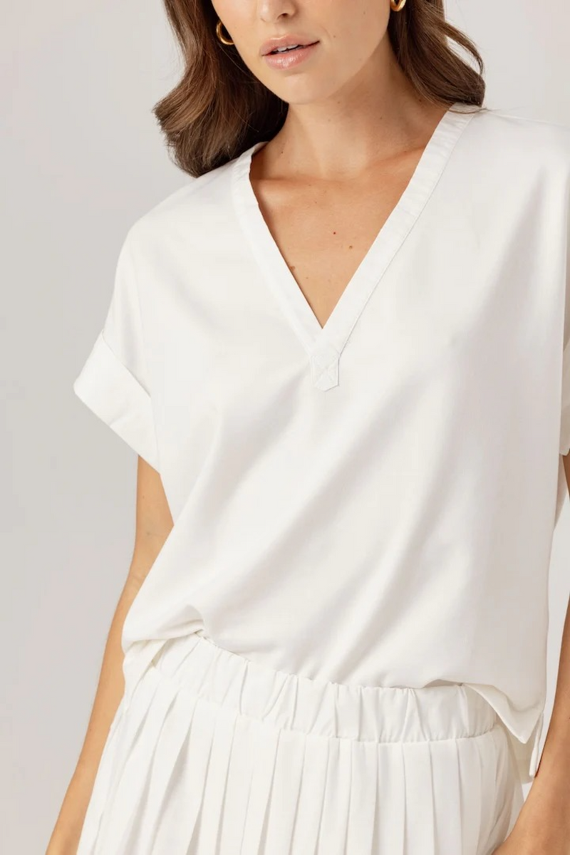 Light Gray Jolie Pullover Top