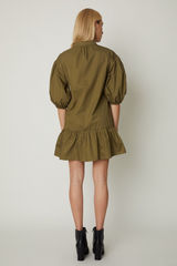 Gray Romeo Dress Mini Dress