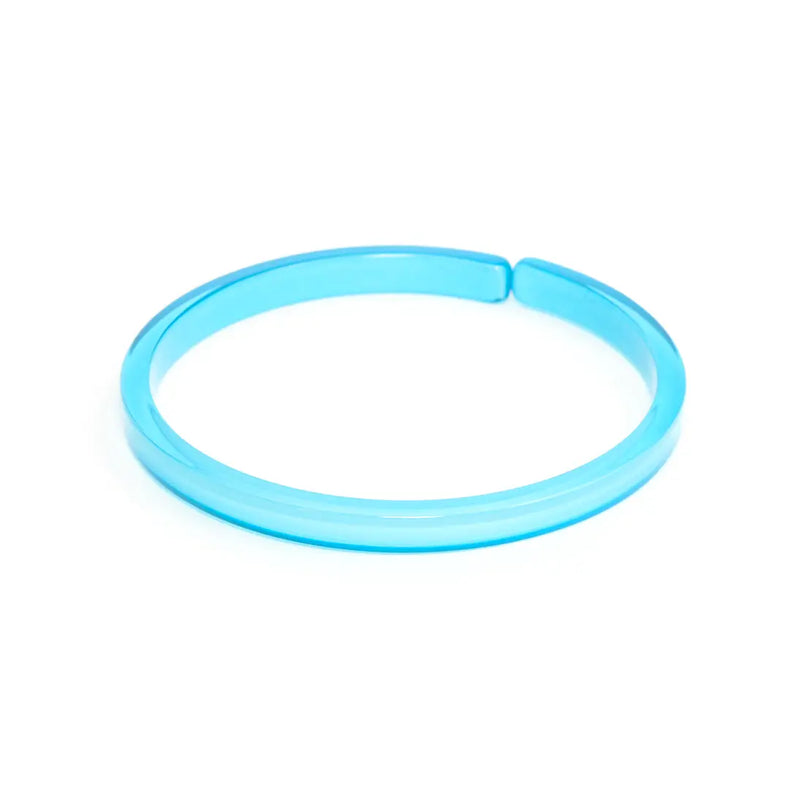 Light Sky Blue Love Stack Resin Acrylic Bracelet Apparel & Accessories
