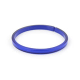 White Smoke Love Stack Resin Acrylic Bracelet Apparel & Accessories