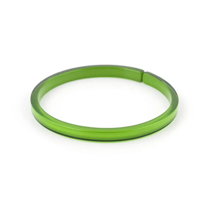Olive Drab Love Stack Resin Acrylic Bracelet Apparel & Accessories