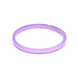 Plum Love Stack Resin Acrylic Bracelet Apparel & Accessories