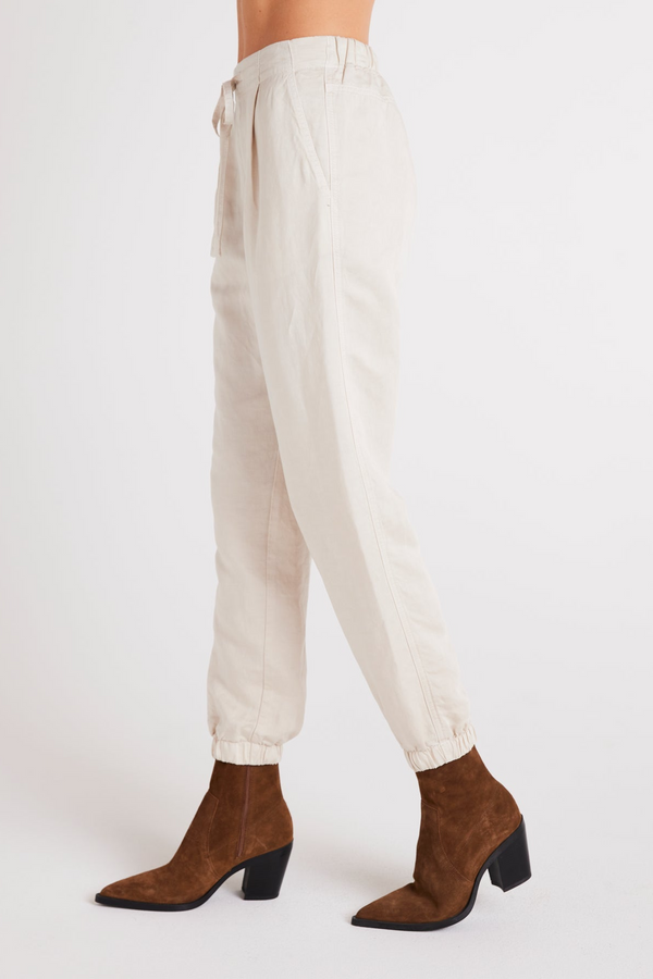 Light Gray Luna Pleat Front Jogger jogger