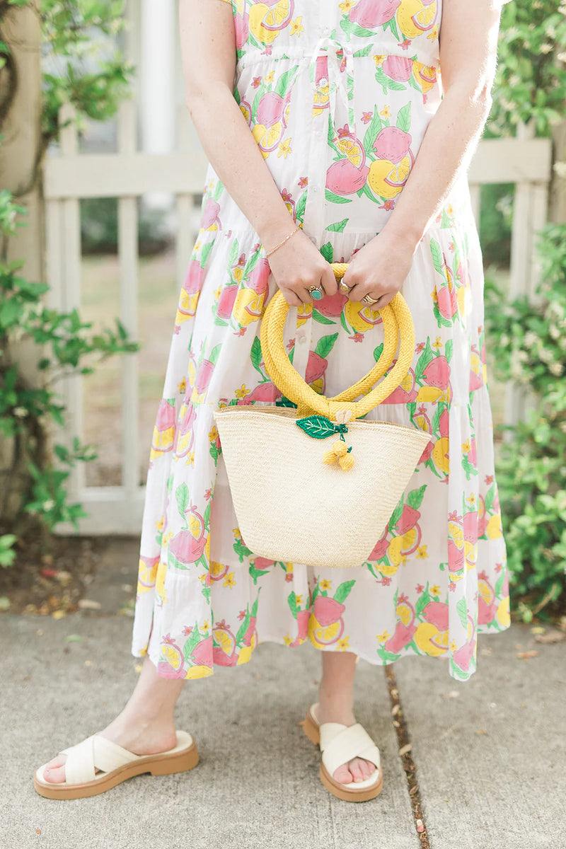 Gray Lemonade Magnolia Garden Flutter Midi Midi Dress