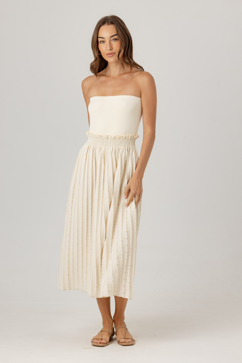 Light Gray Manon Dress Midi Dress