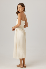 Light Gray Manon Dress Midi Dress