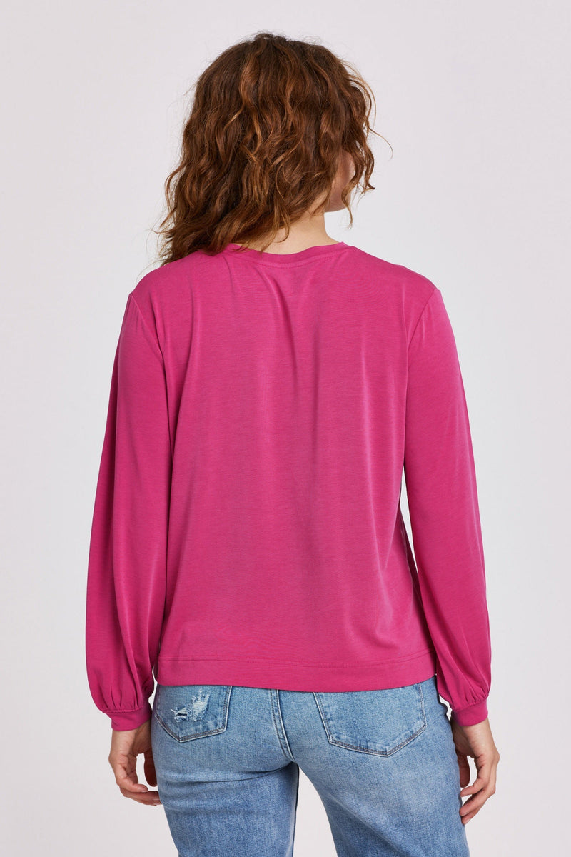 Light Gray Matilda Basic Long Sleeve Top Shirt