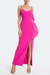 Lavender Mercer | Spaghetti Strap Gown Formal Dress