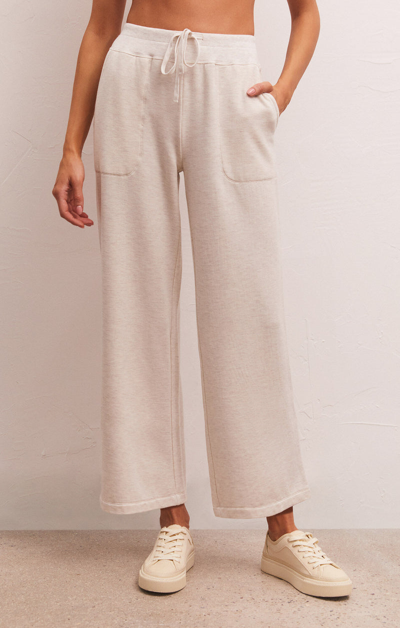 Gray Jet Set Modal Fleece Pant Pant
