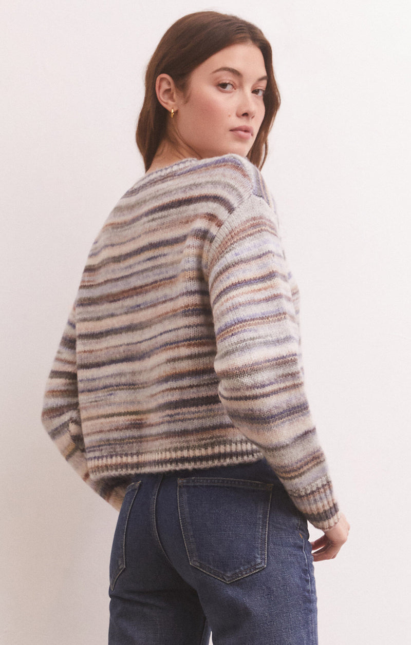 Light Gray Corbin Pullover Sweater Top