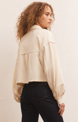 Light Gray Abbott Cropped Jacket Jacket