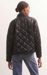 White Smoke Heritage Faux Leather Jacket Jacket