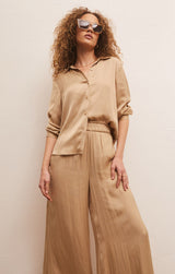 Light Gray Estate Lux Sheen Pant Pant
