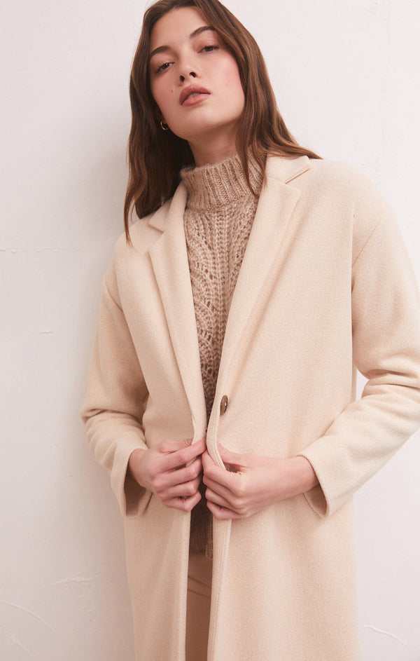 Light Gray Mason Coat Coat