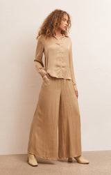 Light Gray Estate Lux Sheen Pant Pant