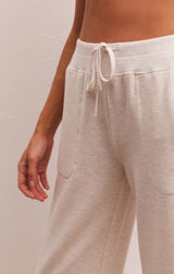 Rosy Brown Jet Set Modal Fleece Pant Pant