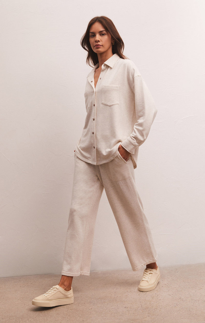 Gray Jet Set Modal Fleece Pant Pant