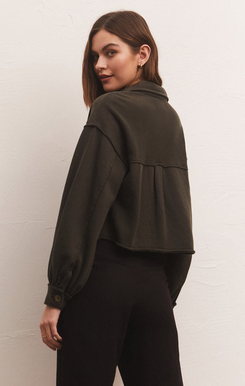 Light Gray Abbott Cropped Jacket Jacket