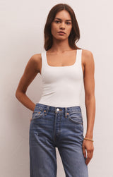 Light Gray Alana So Smooth Bodysuit Bodysuit