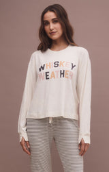 Slate Gray Chill Whiskey Tee Top