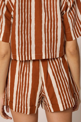 Sienna Niko Short in Vecchio Stripe Short