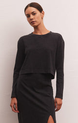 Light Gray Sloane Top Shirts & Tops