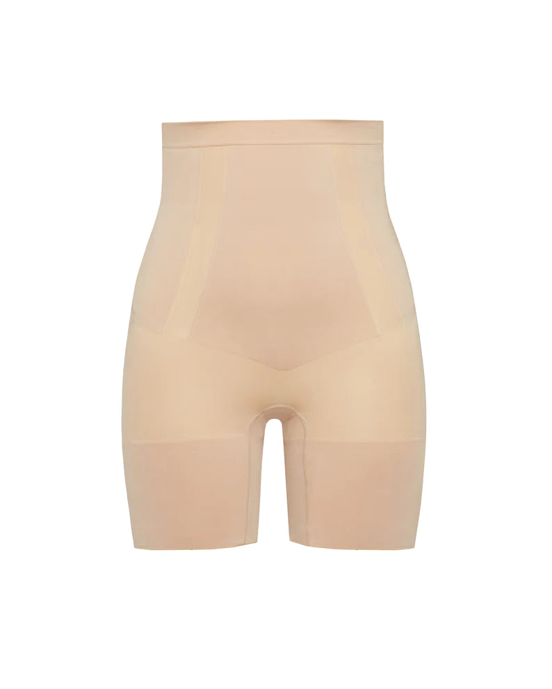 Spanx Oncore High Waisted Mid Thigh Short Beige