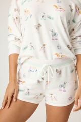 Antique White Roll With It Shorts Short