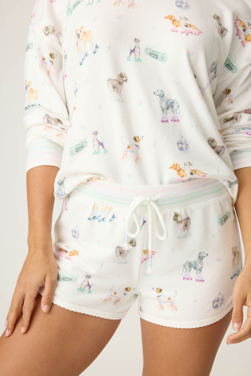 Antique White Roll With It Shorts Short
