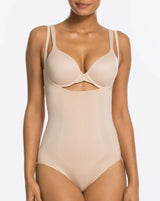 Antique White Open-Bust Panty Bodysuit Spanx