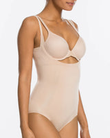 Antique White Open-Bust Panty Bodysuit Spanx