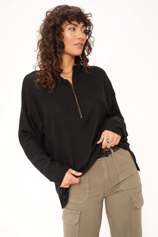 Beige Last Kiss Cozy Tunic Top