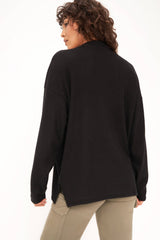 Black Last Kiss Cozy Tunic Top