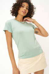 Beige You Got It Washed Baby Tee Tee