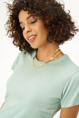 Light Gray You Got It Washed Baby Tee Tee