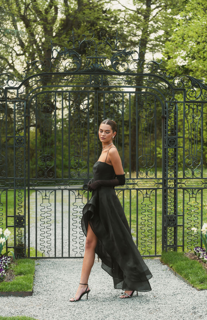 Dark Slate Gray Raisa Dress Formal Dress