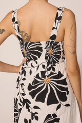 Rosalinda Ankle Dress in Atropa