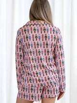 Light Gray Nutcracker March Sleep Shorts Pajama Shorts
